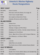 Americas Marine Highway Route Designations