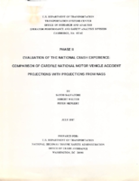 Phase 2  evaluation of the national crash experience  comparison of CARDfile national motor vehicle accident projections with projections from NASS