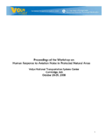 Proceedings of the workshop on human response to aviation noise in protected natural areas October 2829 2008