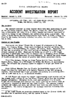 Investigation of Aircraft Accident CONTINENTAL AIRLINES AND HINES FLYING SERVICE HOBBS NEW MEXICO 19550829