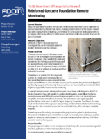 Reinforced Concrete Foundation Remote Monitoring Summary