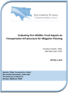 Evaluating PostWildfire Flood Impacts on Transportation Infrastructure for Mitigation Planning