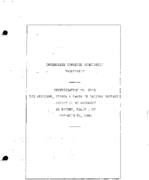 Interstate Commerce Commision Report of the Accident  Investigation Occuring on the ATCHISON TOPEKA AND SANTA FE RAILWAY DEVORE CA