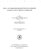 A Study of Vibrations Transmitted to Pavements during WarmUp Period of Airplanes