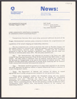 Department of Transportation News Releases AugustSeptember 1982