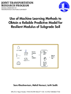 Use of Machine Learning Methods to Obtain a Reliable Predictive Model for Resilient Modulus of Subgrade Soil