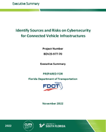 Identify Sources and Risks on Cybersecurity for Connected Vehicle Infrastructures