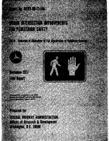 Urban Intersection Improvements for Pedestrian Safety Volume V Evaluation of Alternatives to Full Signalization at Pedestrian Crossings