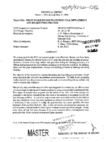 Pilot Scale Single Stage Fine Coal Dewatering and Briquetting Process Technical Report March 1 1996 Through May 31 1996