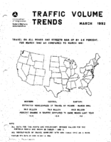 Traffic Volume Trends March 1992