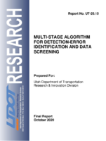 MultiStage Algorithm for DetectionError Identification and Data Screening