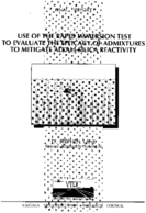 Use of the rapid immersion test to evaluate the efficacy of admixtures to mitigate alkalisilica reactivity