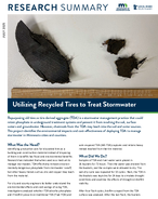 Utilizing Recycled Tires to Treat Stormwater Research Summary
