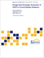 Bridge Deck Drainage Evaluation of KDOTs Current Design Guidance