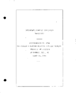 Interstate Commerce Commision Report of the Accident  Investigation Occuring on the CHICAGO AND EASTERN ILLINOIS RAILROAD BOURBON IL