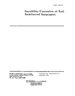 DurabilityCorrosion of Soil Reinforced Structures