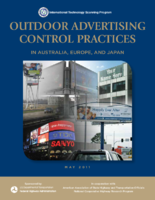 Outdoor advertising control practices in Australia Europe and Japan