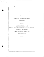 Interstate Commerce Commision Report of the Accident  Investigation Occuring on the SPOKANE PORTLAND AND SEATTLE RAILWAY HOME VALLEY WA