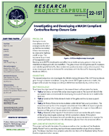 Investigating and Developing a Mash Compliant Contraflow Ramp Closure Gate Research Project Capsule 211ST