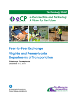 PeertoPeer Exchange  Virginia and Pennsylvania Departments of Transportation Pittsburgh Pennsylvania December 45 2018