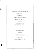 Interstate Commerce Commision Report of the Accident  Investigation Occuring on the BALTIMORE AND OHIO RAILROAD BROAD FORD PA