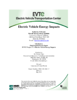Electric vehicle energy impacts