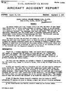 Investigation of Aircraft Accident ALASKA COASTAL AIRLINES NEAR HAINES ALASKA 19580820