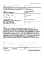 Impact of performance goals on the needs of highway infrastructure maintenance