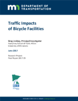 Traffic impacts of bicycle facilities  final report