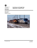 Cant Excess for Freight Train Operations on Shared Track