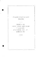 Interstate Commerce Commision Report of the Accident  Investigation Occuring on the PACIFIC ELECTRIC LOS ANGELES CALIG