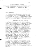 Interstate Commerce Commision Report of the Accident  Investigation Occuring on the CENTRAL RAILROAD OF NEW JERSEY WEST CARTERET NJ