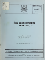 Marine Weather Dissemination Systems Study Volume V  Guidelines for Future Coast Guard Research and Development