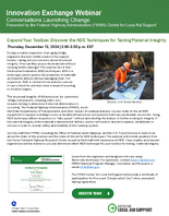 Innovation Exchange Webinar Conversations Launching Change