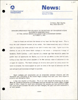 Remarks Prepared for Delivery by Secretary of Transportation Elizabeth Hanford Dole at the United Negro College Fund Leadership Dinner