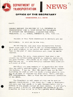 Remarks Prepared for Delivery by US Secretary of Transportation John A Volpe Before the Conference on Aircraft and Environment