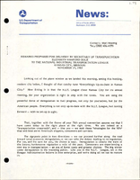 Remarks Prepared for Delivery by Secretary of Transportation Elizabeth Hanford Dole to the National Industrial Transportation League