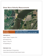 Shear Wave Velocity Measurements Final Report Appendices