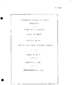 Interstate Commerce Commision Report of the Accident  Investigation Occuring on the CHICAGO ROCK ISLAND AND PACIFIC RAILWAY LOGAN N MEX