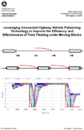 Leveraging Connected Highway Vehicle Platooning Technology to Improve the Efficiency and Effectiveness of Train Fleeting under Moving Blocks
