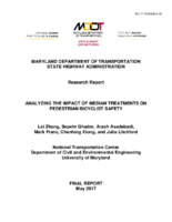 Analyzing the Impact of Median Treatments on PedestrianBicyclist Safety