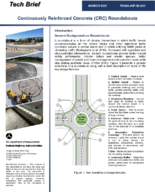 Continuously Reinforced Concrete CRC Roundabouts tech brief