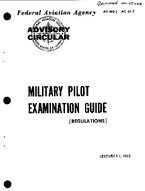 AC 617 Military Pilot Examination Guide Regulations