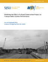 Modeling the Effect of a Road Construction Project on Transportation System Performance