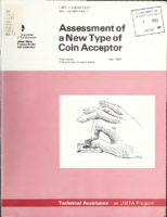 Assessment of a New Type of Coin Acceptor