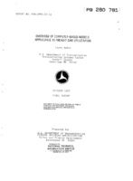 Overview of ComputerBased Models Applicable to Freight Car Utilization