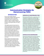 Communication Strategies for Mainstreaming TSMO