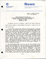 Remarks Prepared for Delivery by Secretary of Transportation Elizabeth Hanford Dole Greater Kankakee Airport Runway Dedication