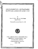 Development of a Retractable SlopeLine ApproachLight Unit