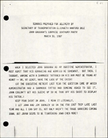 Remarks Prepared for Delivery by Secretary of Transportation Elizabeth Hanford Dole John Gaughans Surprise Birthday Party
